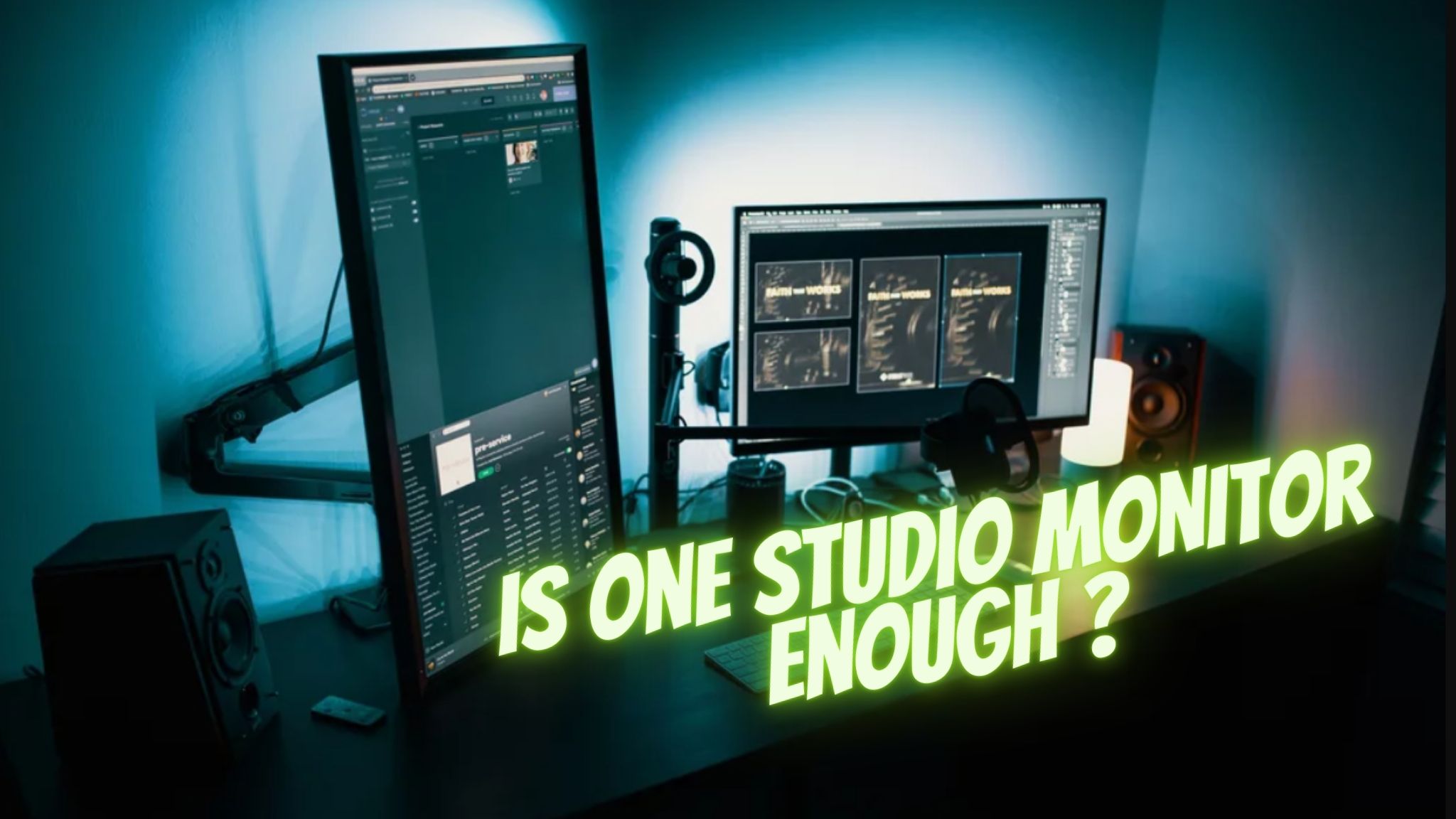 Is One Studio Monitor Enough for Productivity?
